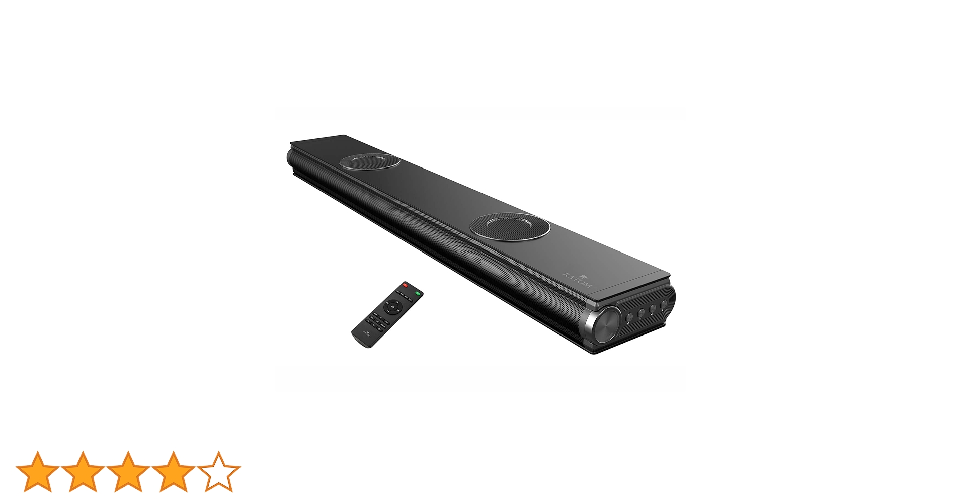 Amazon.co.jp: [RATOM]【重低音強化型ver2】 サウンドバー テレビ